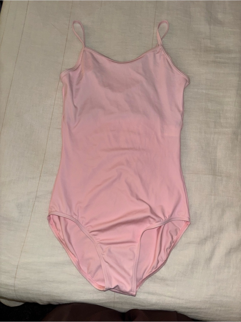 Women's Pink Spaghetti-Strap Ballet Leotard